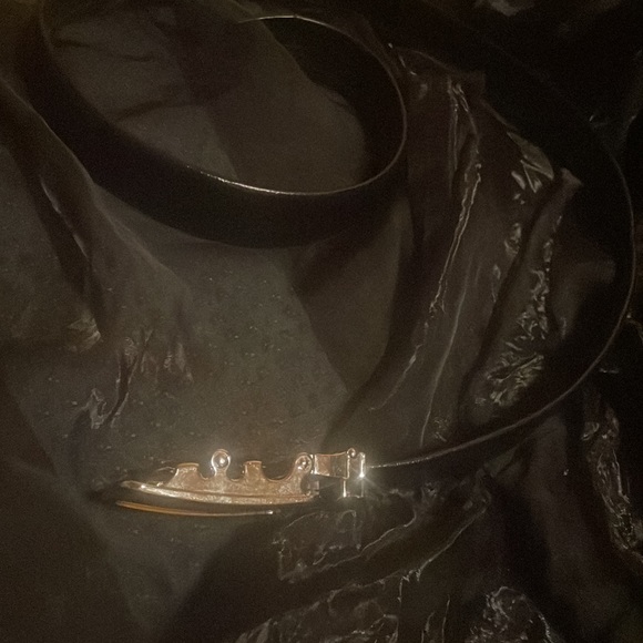 Black and Silver belt - Picture 3 of 5